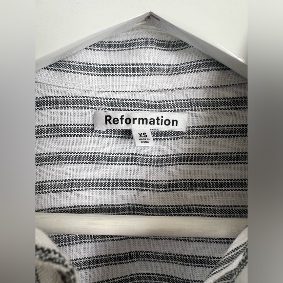 Réformation Oversized button up linen shirt - Picture 2 of 3